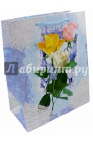 Пакет подарочный ламинированный. Размер: 327х264 мм. (L 3D 027)