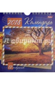 Календарь-домик на 2018 год, перекидной, "Пейзажи" (12КД5гр_14485)