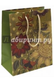 Подарочный пакет (крафт, 180х227х100 мм) (МК-004)