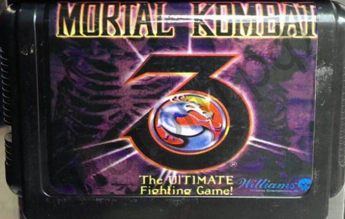 Картридж Sega одиночка Мортал Комбат 3
