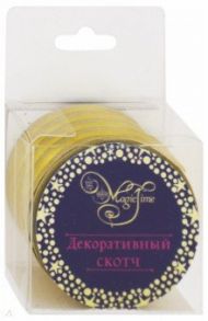 Лента самоклеющаяся "Золотые полоски" крафт (79243)