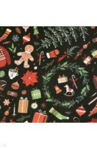 Бумага упаковочная "Dark Xmas" (1099095)