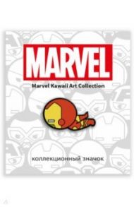 Значок деревянный "MARVEL. Железный человек"