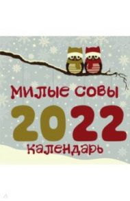 Милые совы. Календарь настенный на 2022 год (300х300 мм)