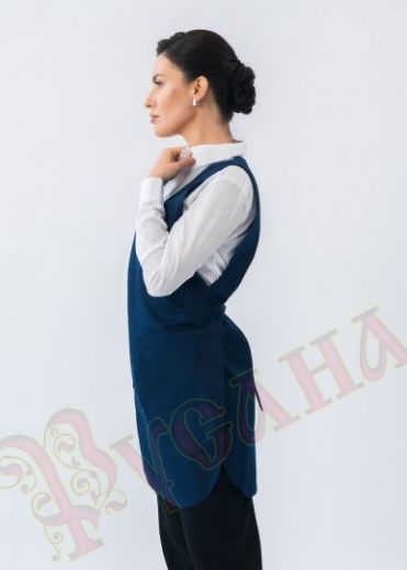 фартук для продавца, или флориста, вид сбоку