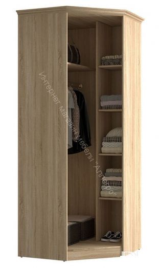 Шкаф угловой с зеркалом ЯН-22 "Янна"