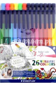 Набор фломастеров "Triplus Сolor" (26 цветов) (323TB26JB)