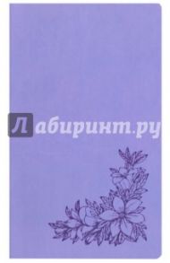 Бизнес-блокнот, 128 листов, А5,  "VICELLA", сиреневый (128ББL5тВ1_01619)
