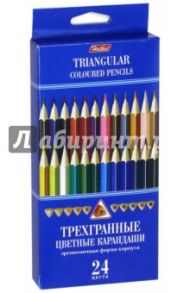 Карандаши цветные трехгранные (24 цвета) (BKt_24400)