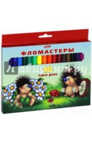 Фломастеры "Ёжики" (18 цветов) (BFk_18300)