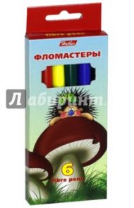 Фломастеры "Ёжики" (6 цветов) (BFk_06300)