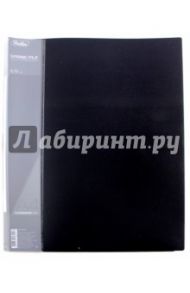 Папка-скоросшиватель с пружиной, пластиковая STANDARDLlINE SPRING FILE, черная (AH4_00101)