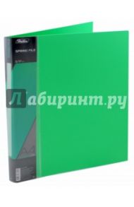 Папка-скоросшиватель с пружиной, пластиковая STANDARDLlINE SPRING FILE, зеленая (AH4_00107)