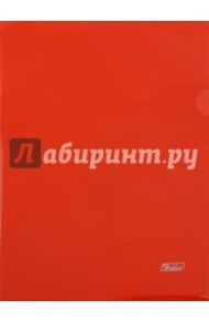 Папка-уголок, пластиковая, А4, красная (AG4_00103)