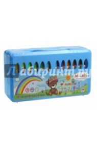 Фломастеры RAINBOW 24цв. со штампами (М-5059-24)