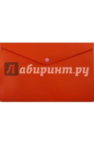 Конверт на кнопке (A5, 0.18мм, оранжевый) (PK804A5NOR)