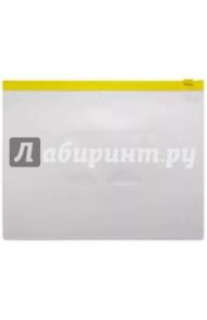 Папка на молнии ZIP (A5, желтая) (BPM5AYEL)