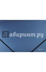 Папка на резинке Silwerhof "Perlen". А4. Синяя (321931-74)