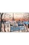 Альбом для рисования "Крыши Парижа" (40 листов) (АЛ401471)