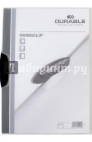 Папка с фигурным клипом "Swingclip" (А4, черный) (226001)
