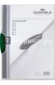 Папка с фигурным клипом "Swingclip" (А4, зеленый) (226005)