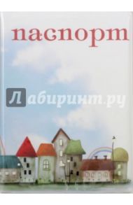 Обложка для паспорта "Дома" (038001обл004)