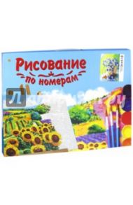 Холст для рисования по номерам "Цветы в корзине" (40х50 см, с красками) (Q1035)