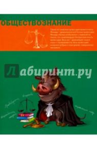 Тетрадь предметная "ОБЩЕСТВОЗНАНИЕ, ЦВЕТНАЯ" (44642)