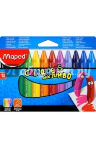 Восковые мелки, 12 штук COLOR'PEPS Jumbo (861311)