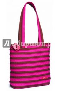 Сумка "Premium Tote/Beach Bag", цвет розовый/коричневый