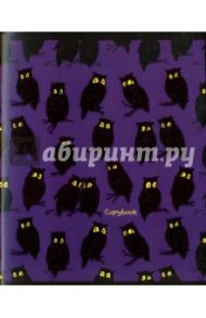 Тетрадь 96 листов, клетка "Таинственные совы", 5 видов (ТБ965286)