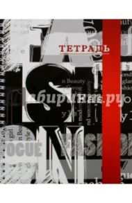 Тетрадь общая "Коллаж" (96 листов, клетка, гребень) (С2277-22)