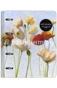 Тетрадь со сменным блоком Fleur, 120 листов, на кольцах. А5. Клетка (N514)