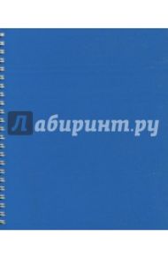 Тетрадь общая "WOOD. Голубая" (80 листов, А5, клетка, гребень) (80Т5B1гр_02225)