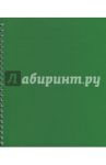 Тетрадь общая "WOOD. Зеленая" (80 листов, А5, клетка, гребень) (80Т5B1гр_02207)