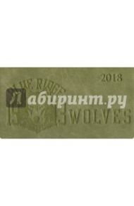 Еженедельник датированный на 2018 год "Savage" (64 листа, 16х9 см) (AZ566N/khaki)