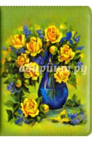 Ежедневник недатированный "Желтые розы" (96 листов, А6+) (45395)