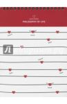 Блокнот 80 листов, А5, спираль, Be Smart. Hearts (N974)