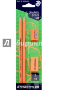 Набор чернографитных карандашей "Wopex" (2 штуки, HB) (180FSBK2P2)
