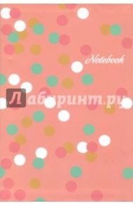 Записная книжка, 144 листа, А5+, "ЦВЕТНЫЕ ГОРОШКИ" (45651)