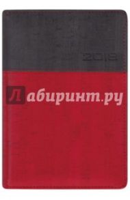 2018 Ежедневник датированный А5, ЭКО ГРАФИТ/КРАСНЫЙ (45160)