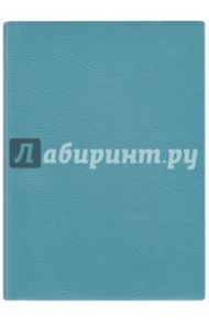 Ежедневник недатированный 160 листов, А6+, НАППА БИРЮЗОВЫЙ (45268)