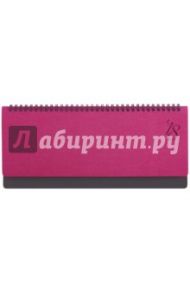 Планинг датированный на 2018 год "ДЖИНС МАЛИНОВЫЙ + ГРАФИТ", (45189)