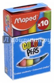 Мел "COLOR`PEPS" (10 цветов, круглый) (593501)