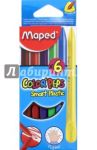 Мелки пластиковые "Color'peps" (6 цветов) (862010)