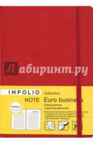 Ежедневник недатированный 320 страниц, red (I129/red)