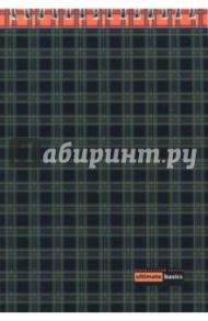 Блокнот "Шотландка" (60 листов, А5, гребень, клетка) (3-60-473)