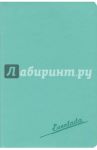 Записная книжка, 80 листов, 98х145, "СОФТ-ТАЧ БИРЮЗОВЫЙ", мягкий (45347)