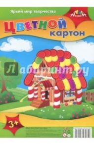 Картон цветной, 5 листов, 5 цветов "Сказочный домик" (С2463-06)