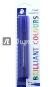 Набор капиллярных ручек 2 штуки, Triplus, синий (338-3BK2)